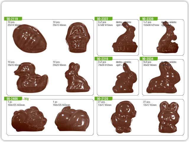 Moldes para chocolate  Easter 5